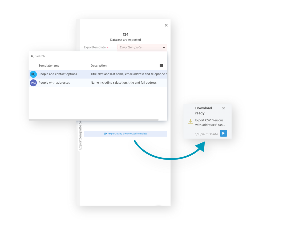 Data export