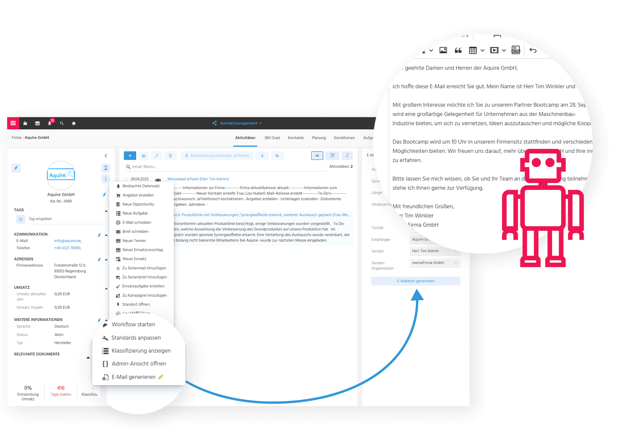 KI-generierte E-Mails im Vertrieb